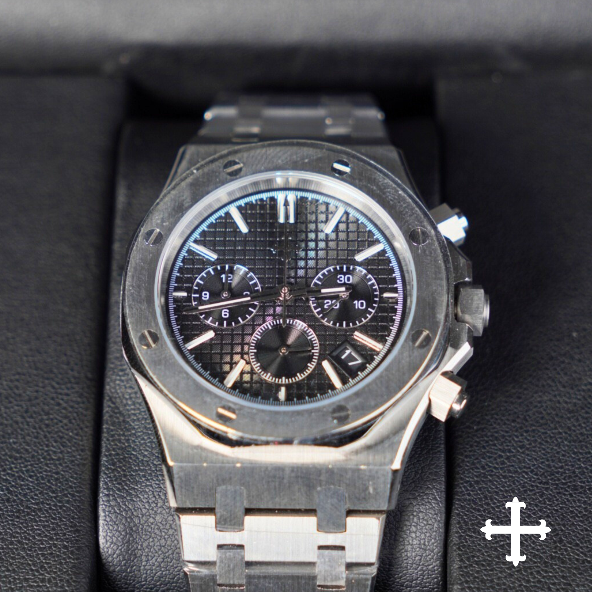 Cronógrafo -Royal Black